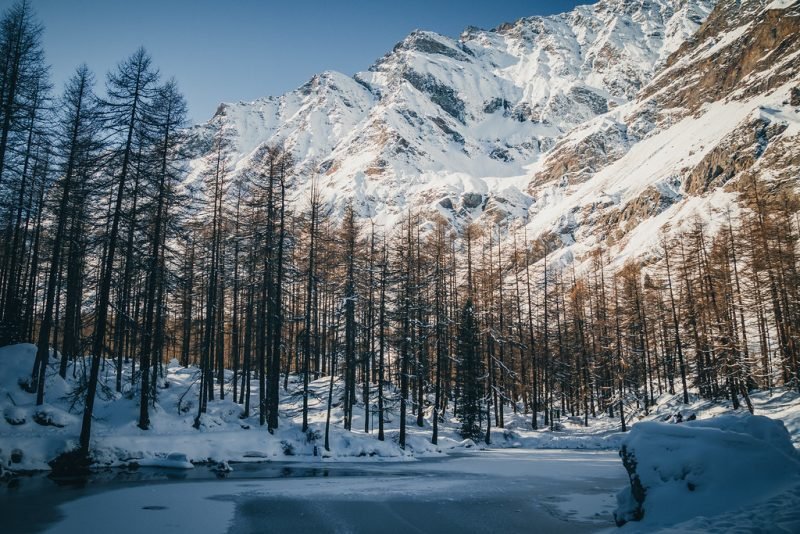 Valle d'Aosta in inverno