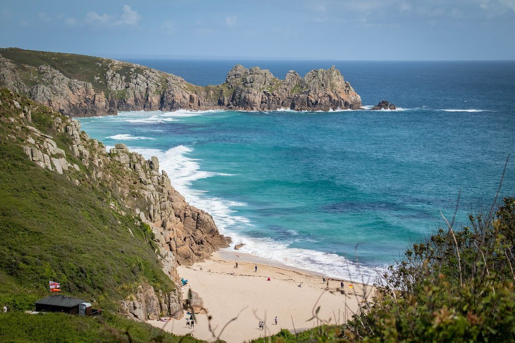 Porthcurno Beach